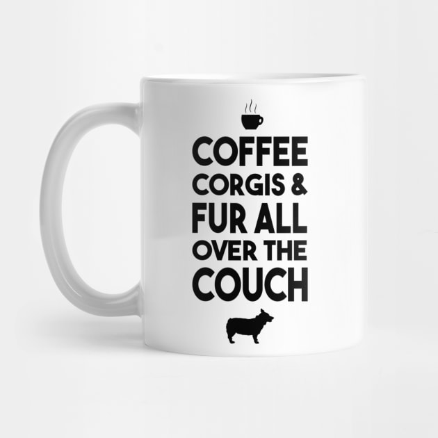 Coffee, Corgis, and Fur All Over The Couch by TaliDe